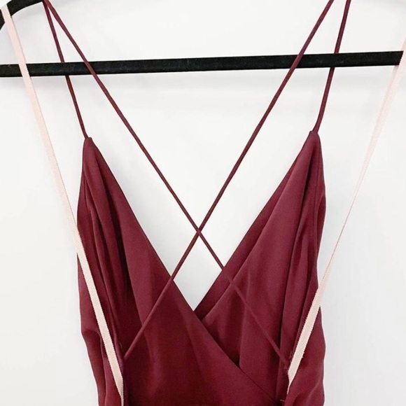 Frame and Partners Ireland Faux Wrap Sleeveless Evening Dress - Picture 6 of 6